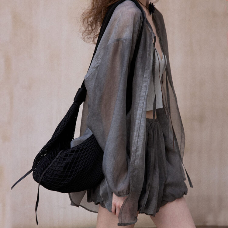 tencel wrinkled texture cardigan 11