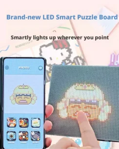 Smart LED display perler bead board electronic control via mobile App hama beads pegboard