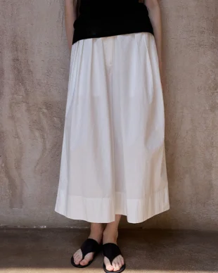 Casual Cropped Wide Leg Pants
