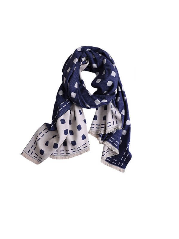 5-in-1 Convertible Check Wrap - Thickened Sueded Silk Scarf Blanket Tote