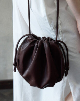 Cloud-Like Drawstring Crossbody Bag