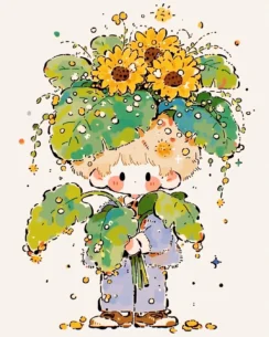 Cute Boy Perler Bead Pattern – Adorable Kid Fuse Bead Design 4 images