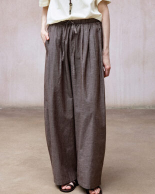 Denim Wide-leg Trousers