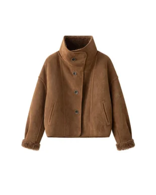 Double-Sided Extra-Warm Jacket Made of 100% Genuine Shearling