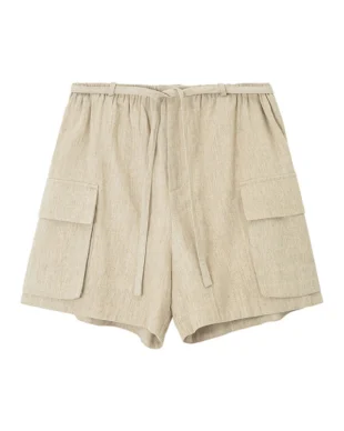 Drawstring Cargo Shorts