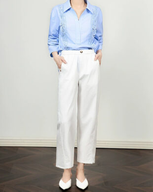 Elastic High-Waisted Culottes