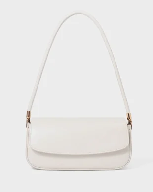 Genuine Leather Baguette Bag