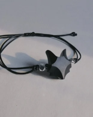 Hand Carved Sandalwood Fox Bracelet