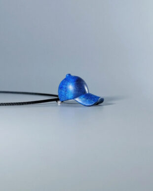 Hand Carved Stabilized Wood Hat Necklace