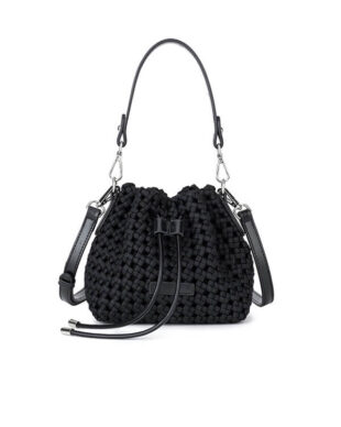 Hand-Woven Bucket Bag