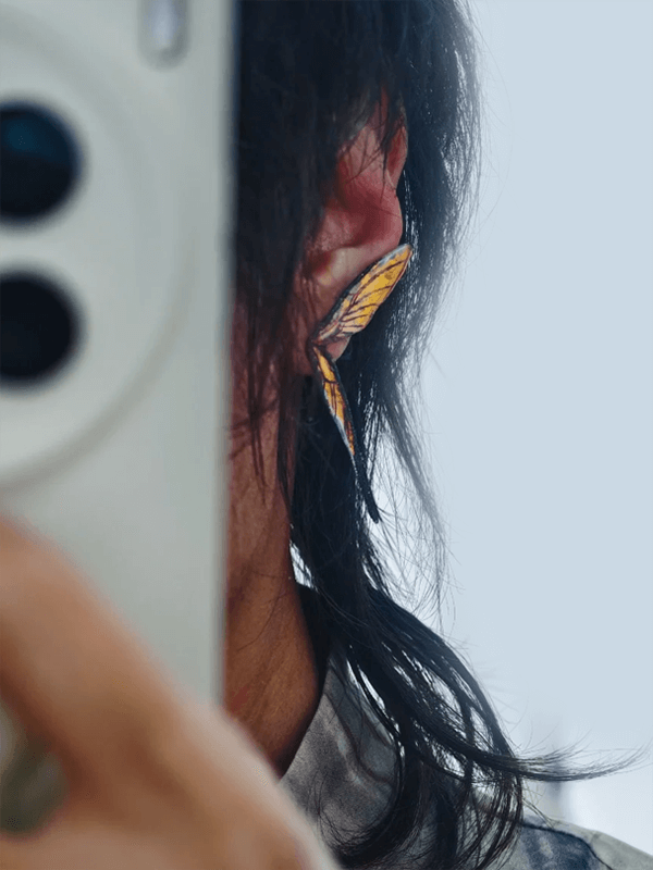 LARP Elf Ear Accessories - Detachable Resin Wings Roleplaying Game Gear