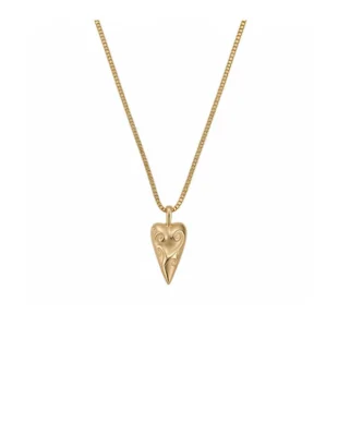 Heart Smile Gold-Plated Necklace