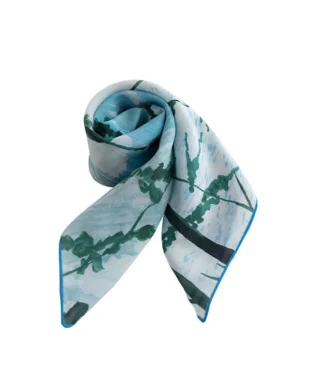 Illustrated Bay Printed Scarf