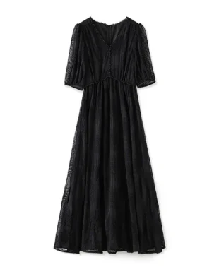 Jacquard Embroidered Dress