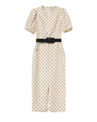 Minimalist Polka Dot Dress