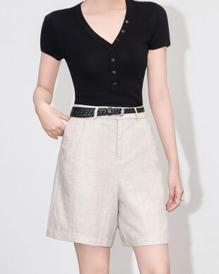 Minimalist Wool Knit Top
