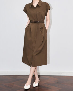 Minimalist shirt dress