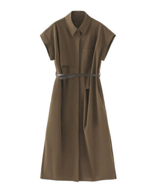 Minimalist shirt dress