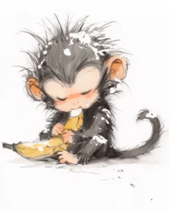 Chinese Zodiac Monkey Perler Bead Pattern – Year of the Monkey Fuse Bead 7 images