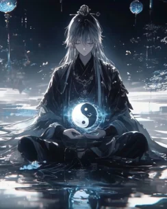 Taoist Tai Chi Perler Bead Pattern – Mystical Bagua Fuse Bead Design 8 images