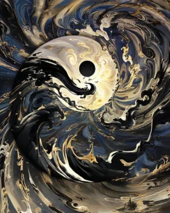 Mysterious Chinese Yin Yang Tai Chi Perler Bead Pattern – Ancient Symbol Pixel Art