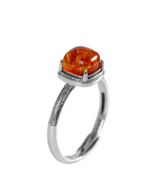 Natural Amber Ring