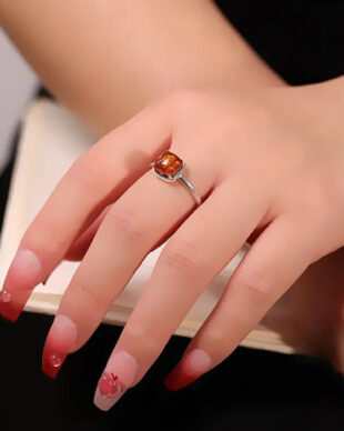Natural Amber Ring