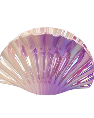 Gradient seashell hair clip vacation style hair accessory
