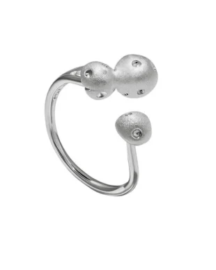 Original 3D Mushroom Sterling Silver Ring