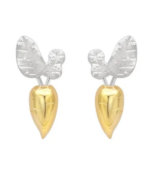 Original  S925 Silver Carrot Earrings