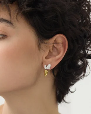 Original  S925 Silver Carrot Earrings