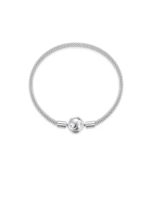 Original Crescent Moon and Star Sterling Silver Bracelet