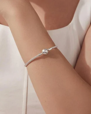 Original Crescent Moon and Star Sterling Silver Bracelet