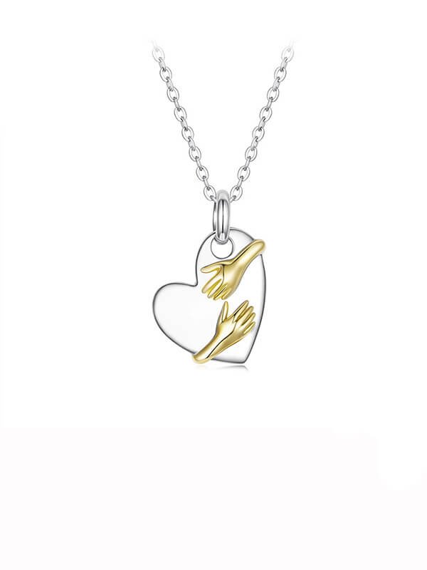 Original Embrace Love S925 Sterling Silver Necklace 1