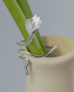Original S925 Silver Calla Lily Ring