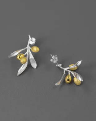 Olive Branch Earrings