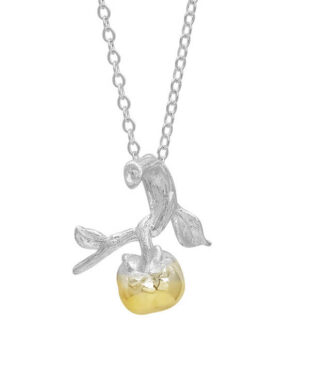 Original S925 Silver Persimmon Necklace