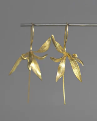 Original  S925 Silver Orchid Earrings