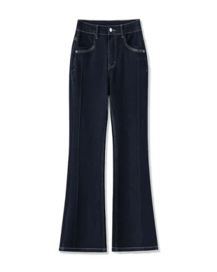 Petite Blue Slight Flare Jeans