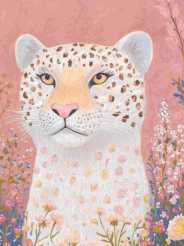 Y2K Revival Pink Leopard Scarf - Electrolyte Silk Heat Regulation Clubbing Accessory