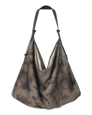 Plant-Dyed Watercolor Tencel Hobo Bag