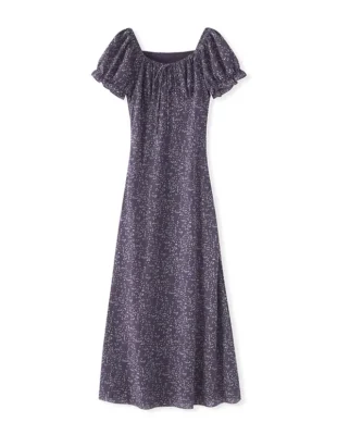 Provence-Inspired Floral Maxi Dress