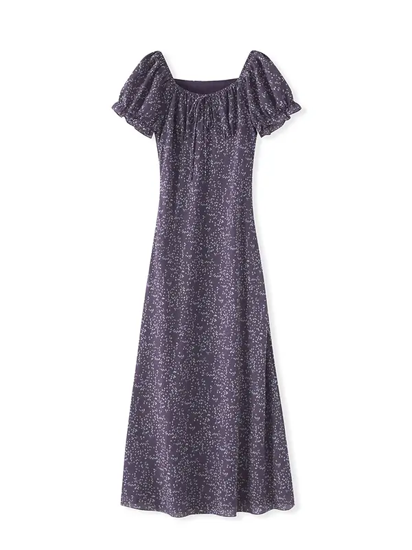 Provence-Inspired Floral Maxi Dress
