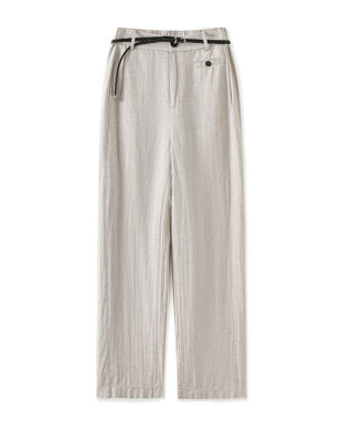 Quiet Luxury Linen Cropped Wide-Leg Trousers