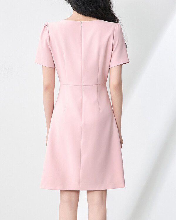 Day-to-Night Rhinestone Dress - Office to Cocktail in 5 Mins with Detachable Chiffon Cape