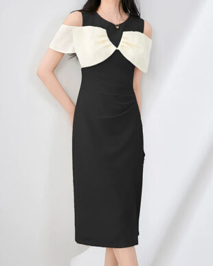 Round Neck Sleeveless Party Dress