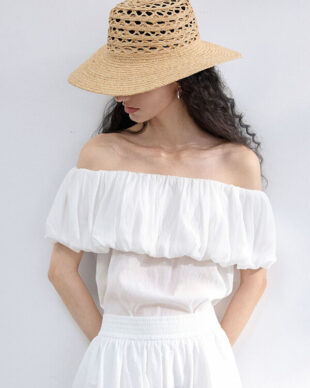 Ruched Off-the-shoulder Top