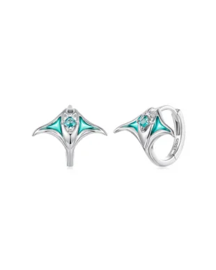 S925 Silver Stingray Ear Cuff