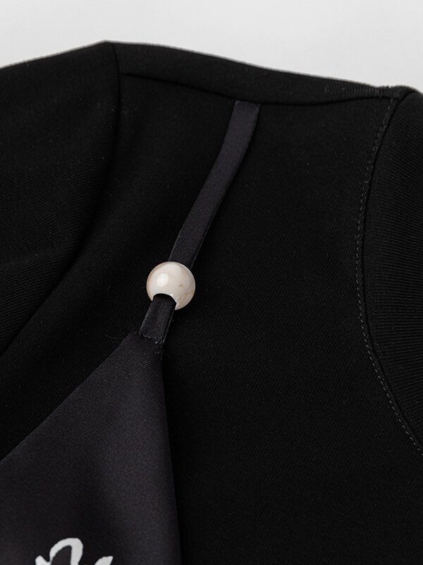 4-Way Scarf-Knit Travel Tee - Wrinkle-Proof Phase Change Moisture Control Top