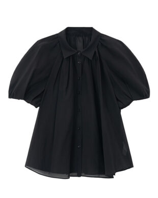 Sheer Puff Sleeve Shirt
